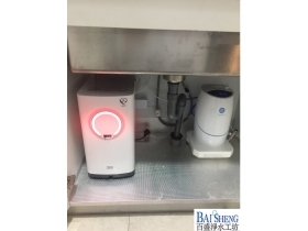 3M HEAT2000廚下型高效能熱飲機結合串聯安麗淨水器